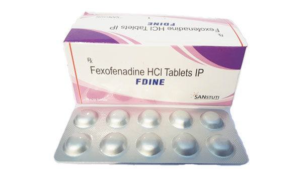 TAB. FDINE- Fexofenadine Hydrochloride 180 mg
